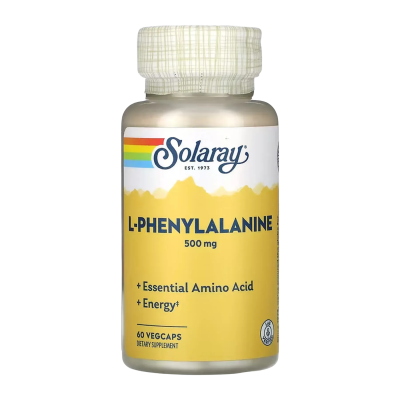 Solaray L-Phenylalanine — capsules | 60 × 500 mg