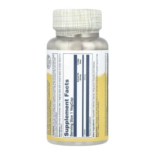 Solaray L-Tyrosine — capsules | 100 × 500 mg