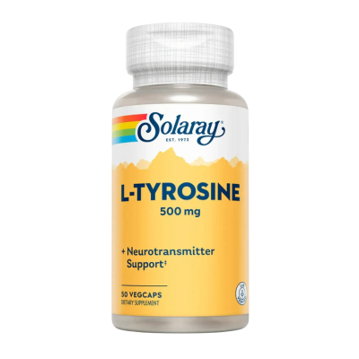 Solaray L-Tyrosine — capsules | 50 × 500 mg
