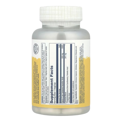 Solaray Vitamin C — capsules | 100 × 500 mg