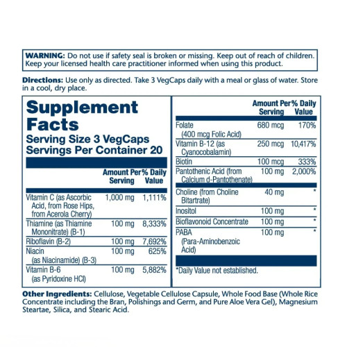 Solaray Mega Vitamin B-Stress — capsules | 60
