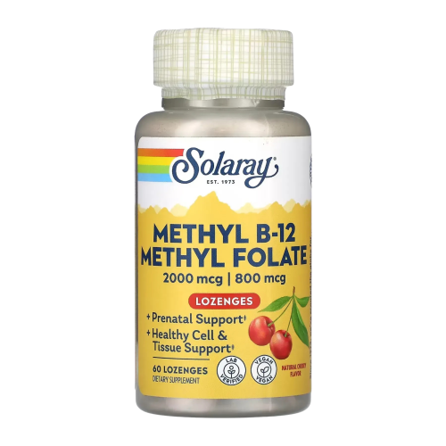 Solaray Methyl B-12 & Methyl Folate - capsules | 60