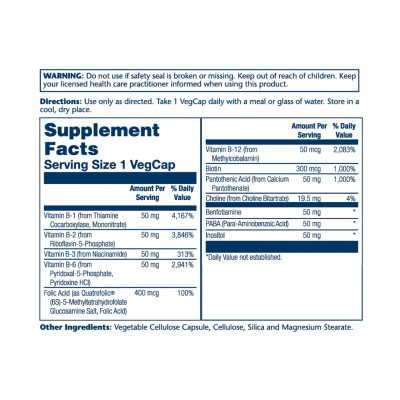 Solaray Methyl B-Complex — capsules | 60 × 50 мг