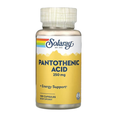 Solaray Pantothenic Acid - capsules | 100 × 250 мг