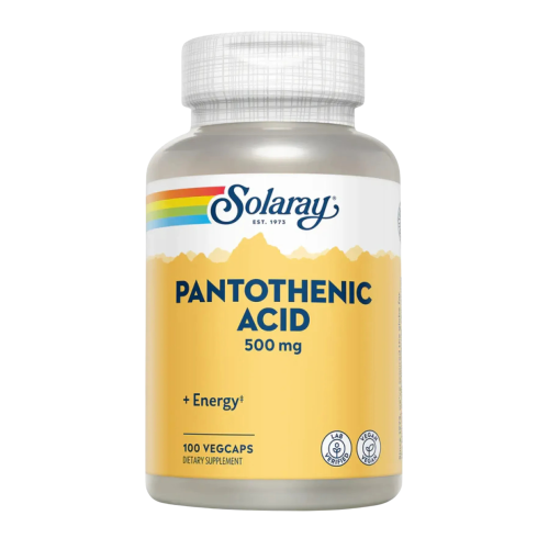 Solaray Pantothenic Acid — capsules | 100 × 500 mg