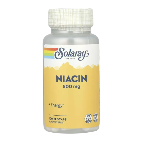 Solaray Niacin — capsules | 100 × 500 mg