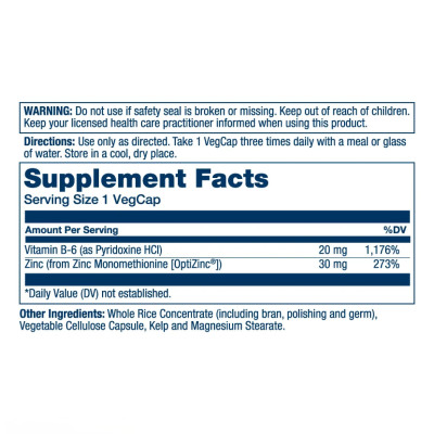 Solaray Opti Zinc - capsules | 60 × 30 mg
