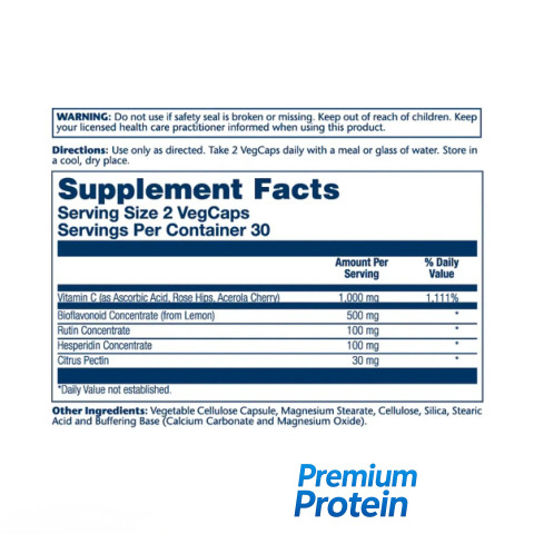 Solaray Vitamin C — capsules | 100 × 1000 mg