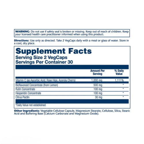 Solaray Vitamin C — capsules | 100 × 1000 mg