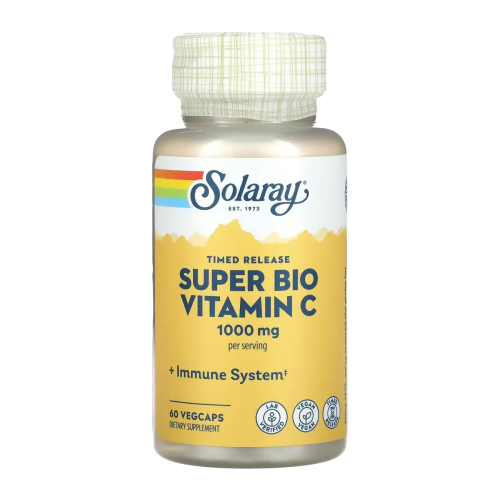 Solaray Vitamin C - capsules | 60 × 1000 мг