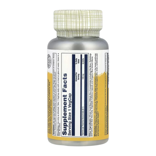 Solaray Vitamin B1 — capsules | 100 × 100 mg