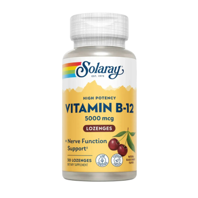 Solaray Vitamin B12 — lozenges | 30×5000 mcg