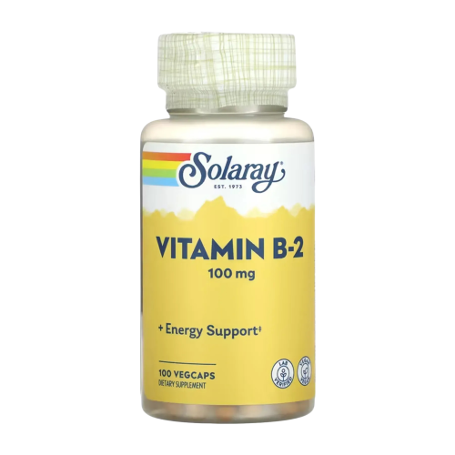 Solaray Vitamin B2 — capsules | 100 × 100 mg