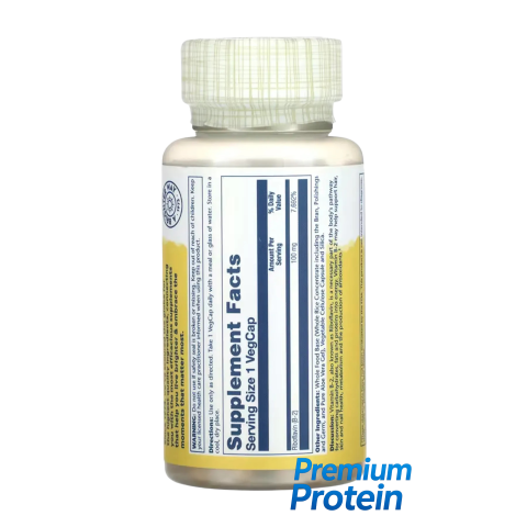 Solaray Vitamin B2 — capsules | 100 × 100 mg