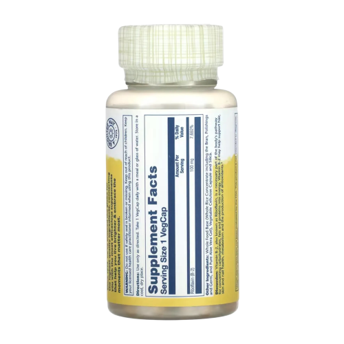 Solaray Vitamin B2 — capsules | 100 × 100 mg