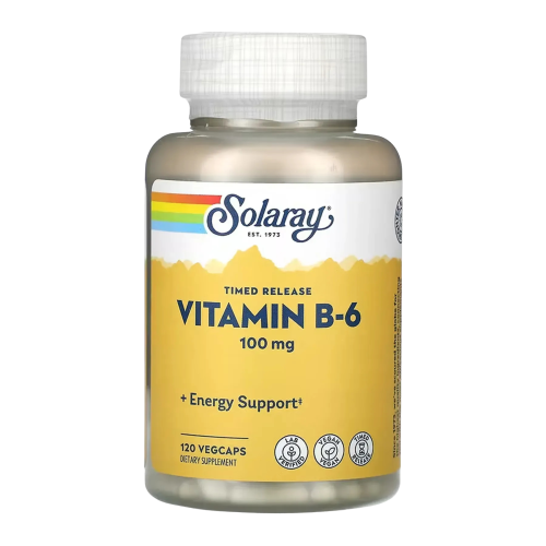 Solaray Vitamin B6 — capsules | 120 × 100 mg