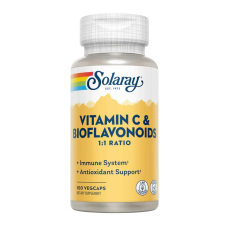 Solaray Vitamin C & Bioflavonoids 1:1 — capsules | 100 × 500 mg
