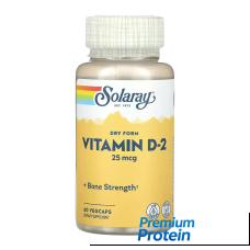 Solaray Vitamin D2 — capsules | 60 × 25 mcg