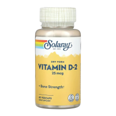 Solaray Vitamin D2 - capsules | 60 × 25 mcg