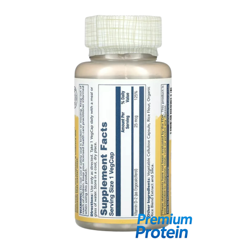 Solaray Vitamin D2 — capsules | 60 × 25 mcg