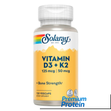 Solaray Vitamin D3 & Vitamin K2 — capsules | 120