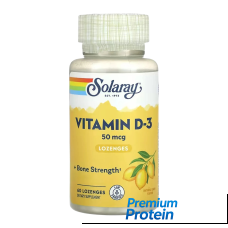 Solaray Vitamin D3 — lozenges | 60 × 50 mcg