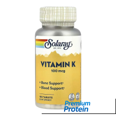 Solaray Vitamin K1 — tablets | 100×100 mcg