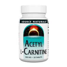 Source Naturals Acetyl L-Carnitine — tablets | 30 × 500 mg