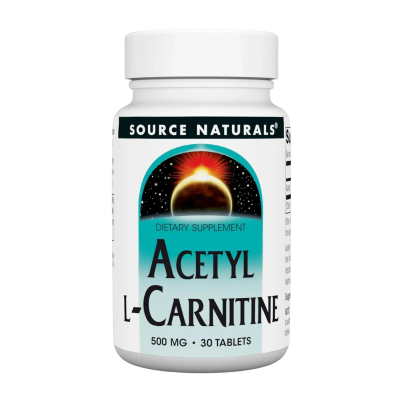 Source Naturals Acetyl L-Carnitine — tablets | 30 × 500 mg