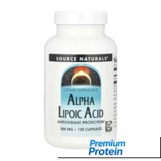 Source Naturals Alpha Lipoic Acid — capsules | 120 × 300 mg