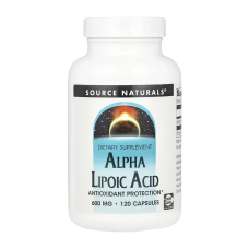 Source Naturals Alpha Lipoic Acid — capsules | 120 × 600 mg