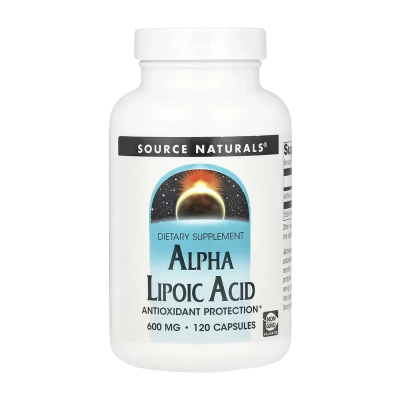Source Naturals Alpha Lipoic Acid - capsules | 120 × 600 мг