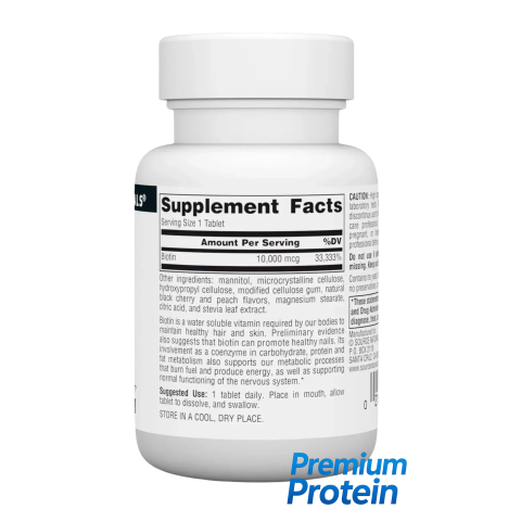 Source Naturals Biotin Fast Melt — tablets | 120 × 10000 mcg