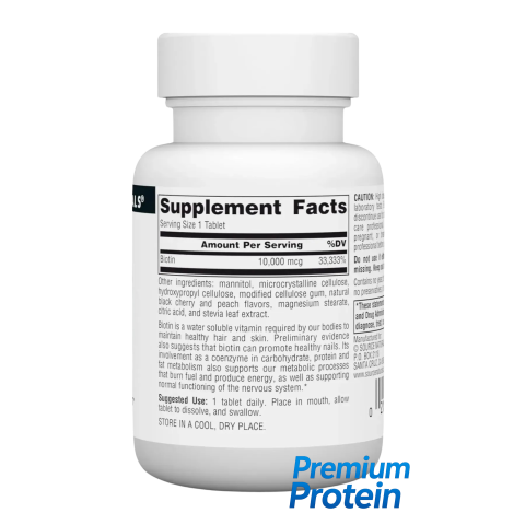 Source Naturals Biotin Fast Melt — tablets | 60 × 10000 mcg