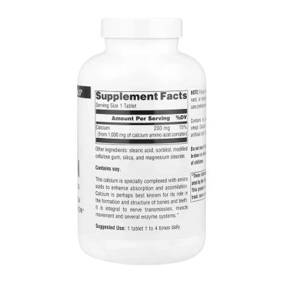 Source Naturals Calcium — tablets | 250 × 200 мг