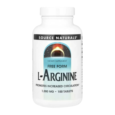 Source Naturals L-Arginine — tablets | 100 × 1000 мг