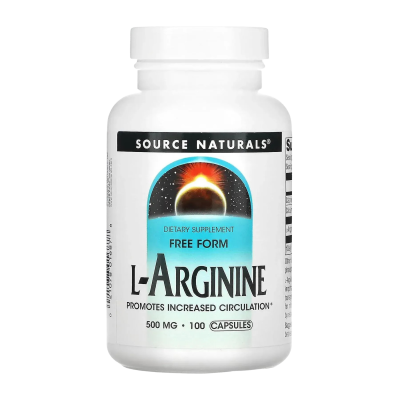 Source Naturals L-Arginine — tablets | 100 × 500 мг