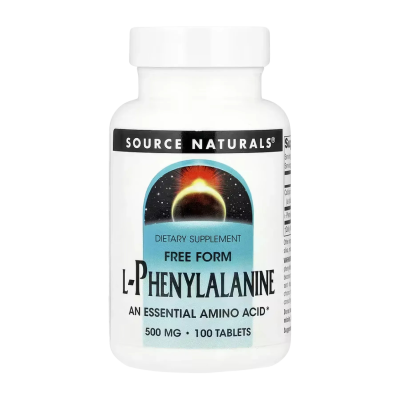 Source Naturals L-Phenylalanine — tablets | 100 × 500 мг