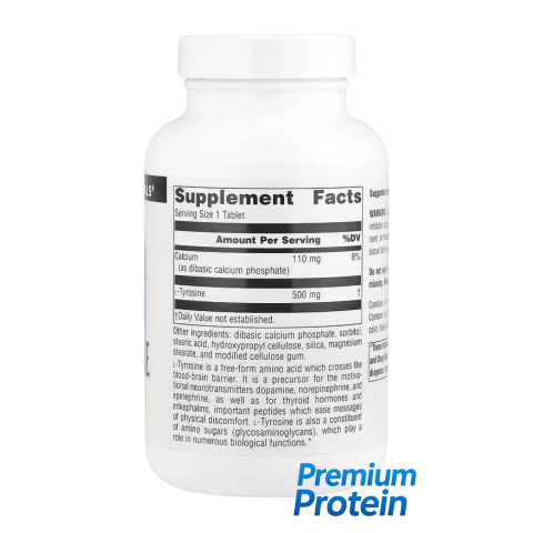 Source Naturals L-Tyrosine — tablets | 100 × 500 мг