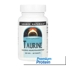 Source Naturals Taurine — tablets | 60 × 500 mg