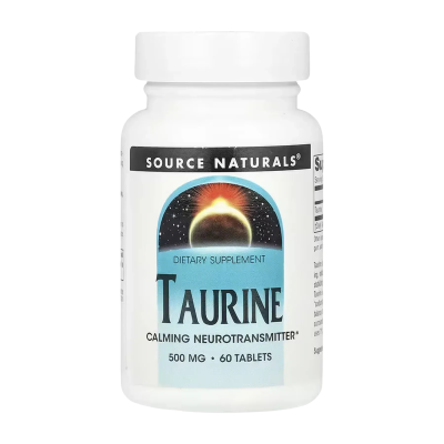 Source Naturals Taurine — tablets | 60 × 500 мг