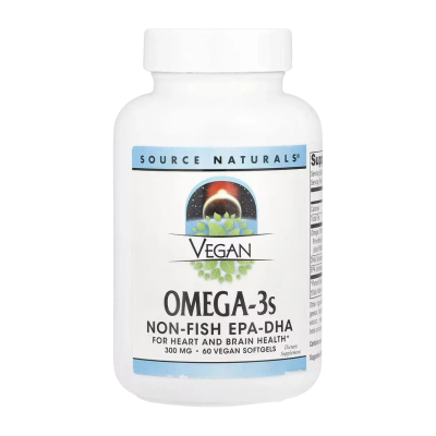 Source Naturals Vegan Omega-3s EPA-DHA — softgels | 60 × 300 mg
