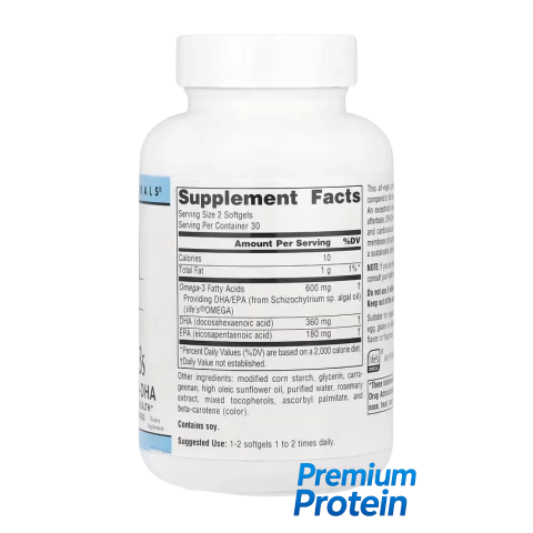 Source Naturals Vegan Omega-3s EPA-DHA — softgels | 60 × 300 mg