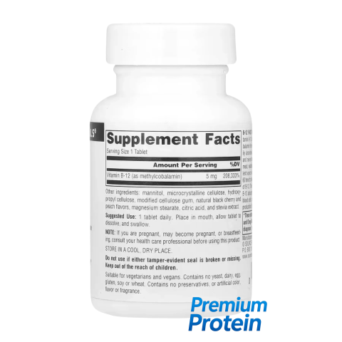 Source Naturals Vitamin B-12 — tablets | 60 × 5 mg