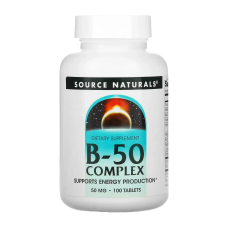 Source Naturals Vitamin B-50 Complex — tablets | 100 × 50 mg