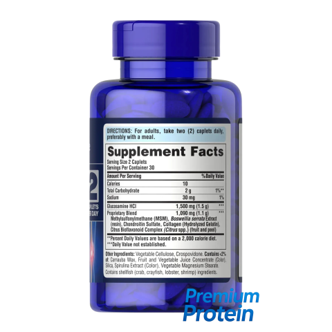 Puritan's Pride 7 Day Formula Glucosamine Chondroitin MSM — capsules | 60
