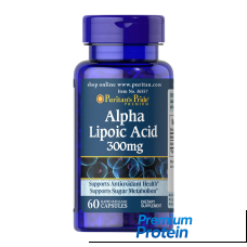 Puritan's Pride Alpha Lipoic Acid — capsules | 60 × 300 mg