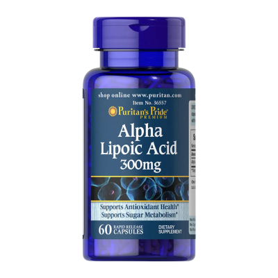 Puritan's Pride Alpha Lipoic Acid - capsules | 60 × 300 mg