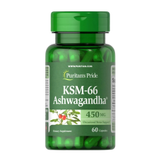 Puritan's Pride Ashwagandha KSM-66 — capsules | 60 × 450 mg