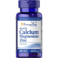 Puritan's Pride Calcium Magnesium Zinc — capsules | 100
